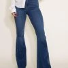 Cello High Rise Super Flare Jeans For Women | WV36808M-2 2 Cello High Rise Super Flare Jeans For Women | WV36808M-2 -straight jeans shop 001 Cello High Rise Super Flare Jeans for Women WV36808M 2 1