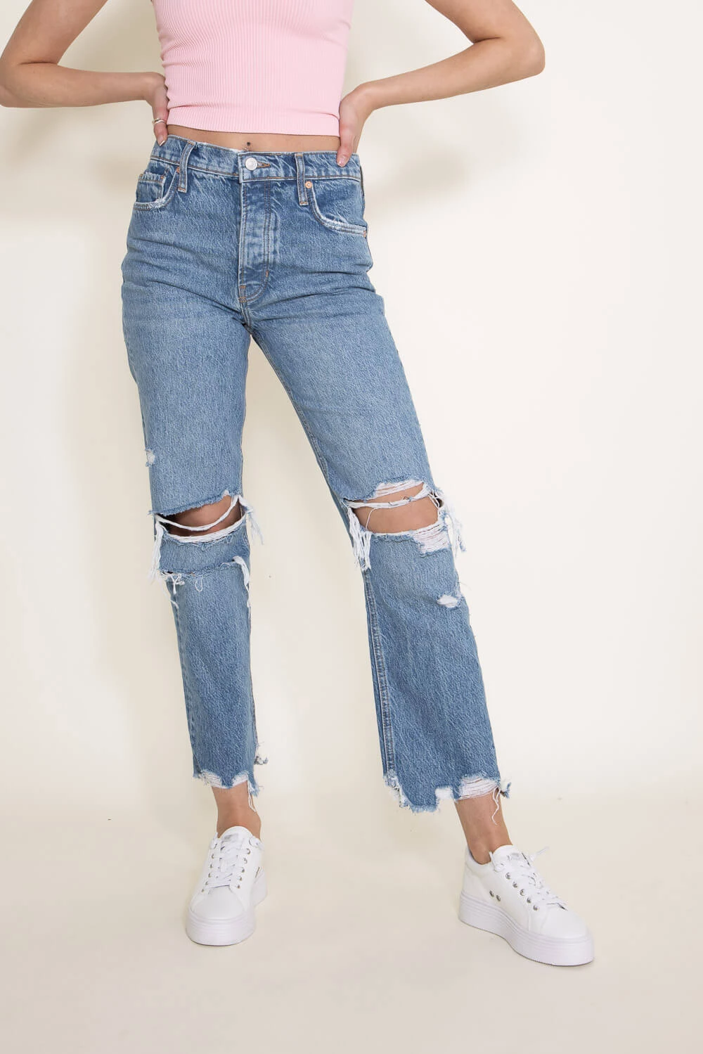 Free People Tapered Baggy Boyfriend Jeans For Women | OB1299887-4269 3 Free People Tapered Baggy Boyfriend Jeans For Women | OB1299887-4269