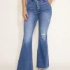 KanCan High-Rise Medium Flare Jeans For Women | KC7345TM 1 KanCan High-Rise Medium Flare Jeans For Women | KC7345TM -straight jeans shop 001 KanCan High Rise Medium Flare Jeans for Women KC7345TM