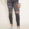 KanCan Mid Rise Distressed Super Skinny Jeans For Women In Light Grey | KC5055LG 1 KanCan Mid Rise Distressed Super Skinny Jeans For Women In Light Grey | KC5055LG -straight jeans shop 001 KanCan Mid Rise Distressed Super Skinny Jeans for Women in Light Grey KC5055LG