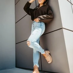 KanCan Kitson High Rise Frayed Hem Ankle Skinny Jeans For Women | KC9154M