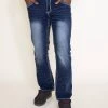 True Luck Livingston Bootcut Stretch Jeans For Men | TL17150055 -straight jeans shop 001 True Luck Livingston Bootcut Stretch Jeans for Men TL17150055 1