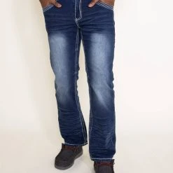 True Luck Livingston Bootcut Stretch Jeans For Men | TL17150055