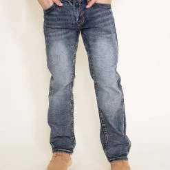 True Luck Mason Bootcut Stretch Jeans For Men | TL19350407