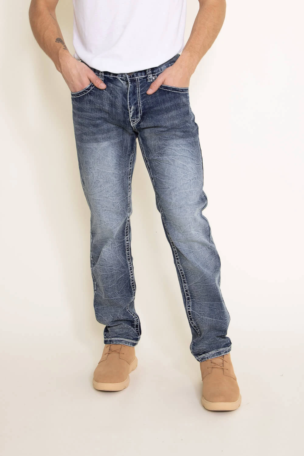 True Luck Vinny Straight Jeans For Men | TL20356611 3 True Luck Vinny Straight Jeans For Men | TL20356611