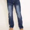 True Luck Zachary Bootcut Stretch Jeans For Men | TL20356609 2 True Luck Zachary Bootcut Stretch Jeans For Men | TL20356609 -straight jeans shop 001 True Luck Zachary Bootcut Stretch Jeans for Men TL20356609