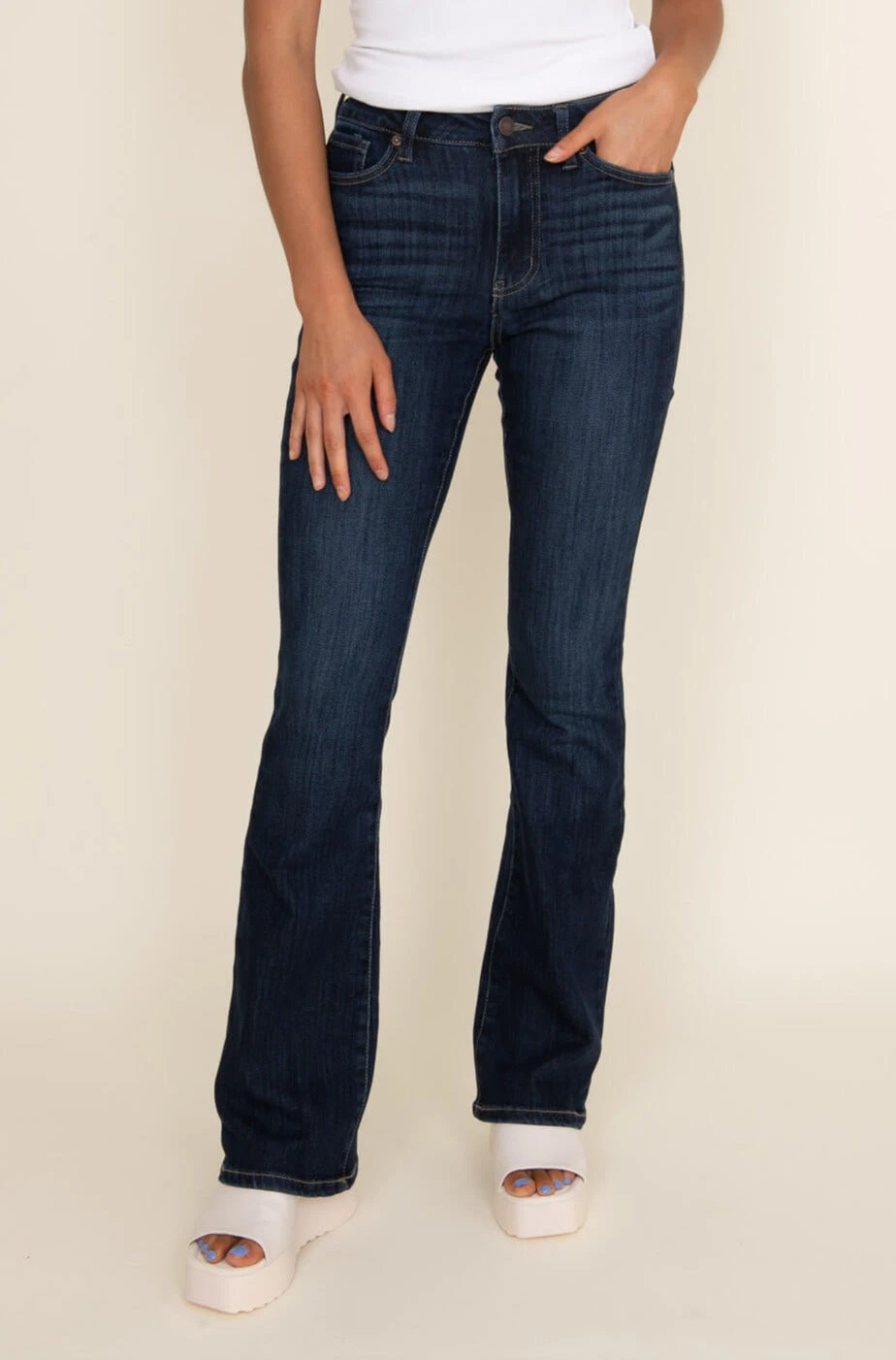 KanCan Slim Bootcut Jeans For Women | KC70005D 3 KanCan Slim Bootcut Jeans For Women | KC70005D