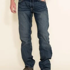 Ariat M5 Lennox Adkins Straight Leg Jeans For Men | 10030275-LENNOX 18.5 LEG -straight jeans shop 002 Ariat M5 Lennox Adkins Straight Leg Jeans for Men 10030275 LENNOX 18.5 LEG 1