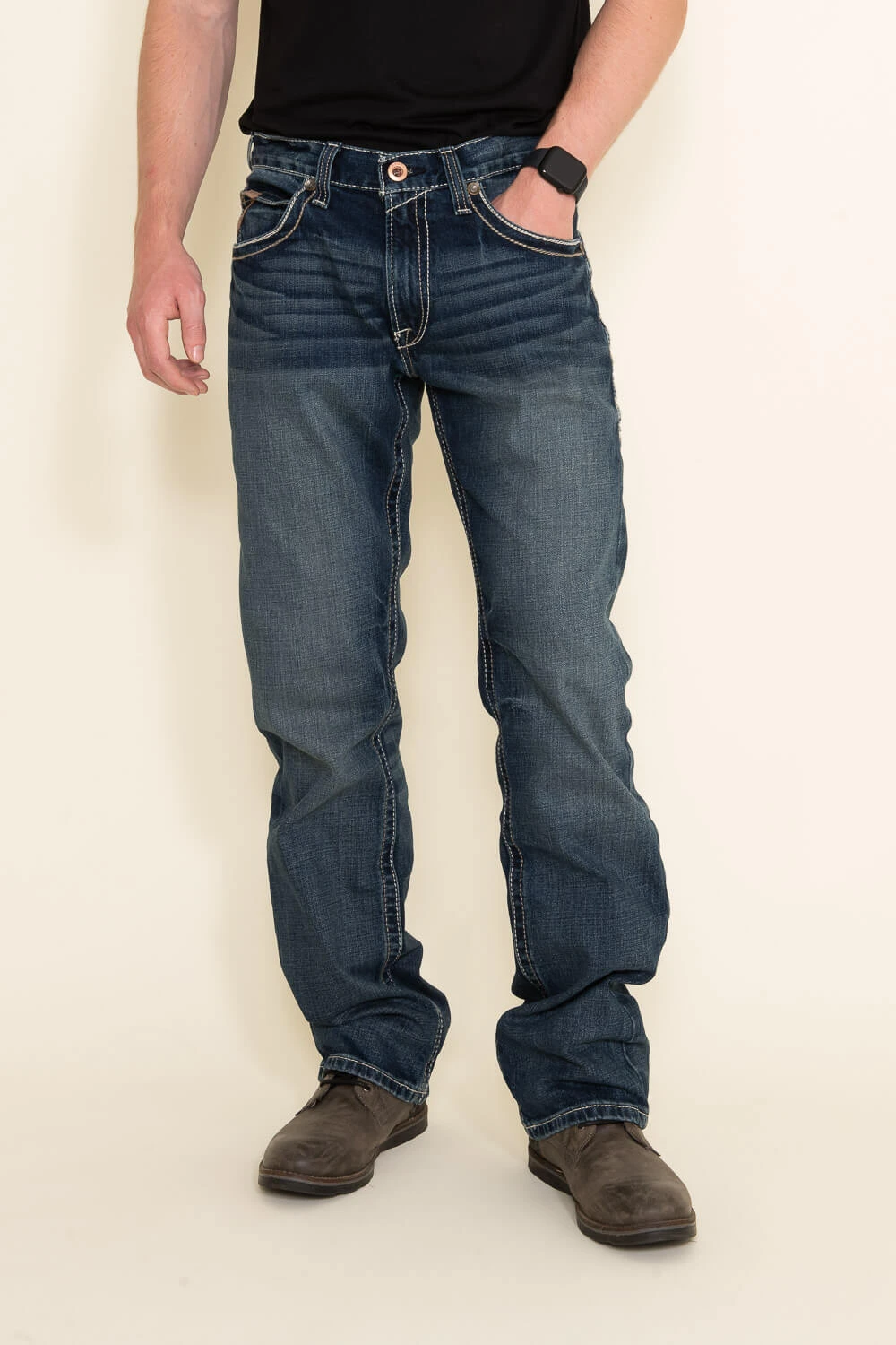 Ariat M5 Lennox Adkins Straight Leg Jeans For Men | 10030275-LENNOX 18.5 LEG 5 Ariat M5 Lennox Adkins Straight Leg Jeans For Men | 10030275-LENNOX 18.5 LEG - Image 3