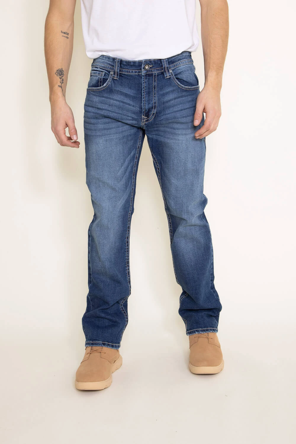 Axel Jeans James Classic Straight Jeans For Men | AXMB0044-STRAIGHT 6 Axel Jeans James Classic Straight Jeans For Men | AXMB0044-STRAIGHT - Image 4
