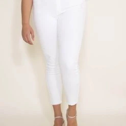 KanCan Danica High Rise Ankle Skinny Jeans For Women In White | KC7317WT 10 KanCan Danica High Rise Ankle Skinny Jeans For Women In White | KC7317WT -straight jeans shop 002 KanCan Danica High Rise Ankle Skinny Jeans for Women in White KC7317WT 1
