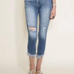 KanCan Fray Hem Mid Rise Ankle Skinny Jeans For Women | KC9228M 11 KanCan Fray Hem Mid Rise Ankle Skinny Jeans For Women | KC9228M -straight jeans shop 002 KanCan Fray Hem Mid Rise Ankle Skinny Jeans for Women KC9228M