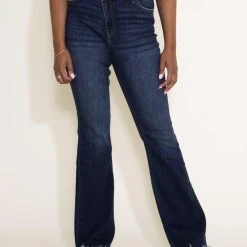 KanCan High Rise Crisscross Flare Jeans For Women | KC2546D 8 KanCan High Rise Crisscross Flare Jeans For Women | KC2546D -straight jeans shop 002 KanCan High Rise Crisscross Flare Jeans for Women KC2546D 1
