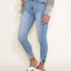 KanCan High Rise Shark Bite Ankle Skinny Jeans For Women | KC9258M 8 KanCan High Rise Shark Bite Ankle Skinny Jeans For Women | KC9258M -straight jeans shop 002 KanCan High Rise Shark Bite Ankle Skinny Jeans for Women KC9258M
