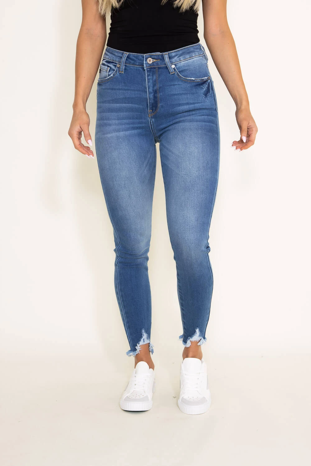 KanCan Shark Bite Ankle Jeans For Women | KC7329M 6 KanCan Shark Bite Ankle Jeans For Women | KC7329M - Image 4