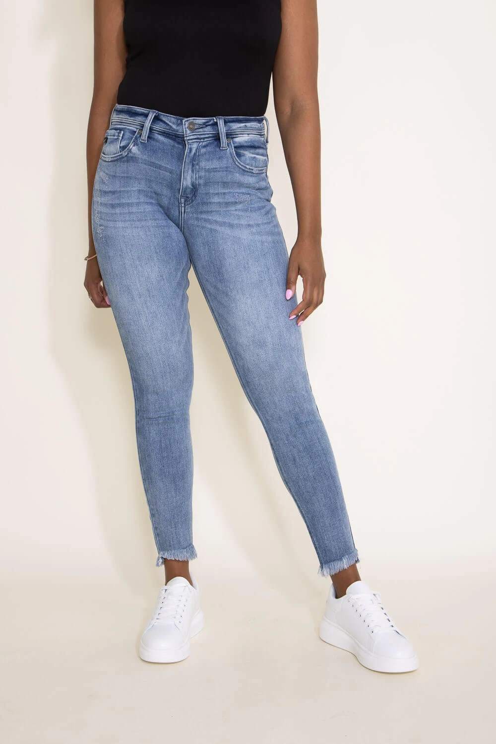 KanCan Silvanna Mid Rise Ankle Skinny Jeans For Women | KC9348M 4 KanCan Silvanna Mid Rise Ankle Skinny Jeans For Women | KC9348M - Image 2