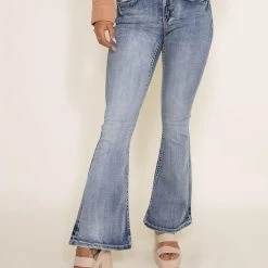 True Luck Kirk Flare Jeans For Women | TL20200402 9 True Luck Kirk Flare Jeans For Women | TL20200402 -straight jeans shop 002 True Luck Kirk Flare Jeans for Women TL20200402