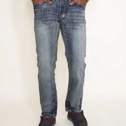 True Luck Ramsey Straight Stretch Jeans For Men | TL19150017 -straight jeans shop 002 True Luck Ramsey Straight Stretch Jeans for Men TL19150017 1