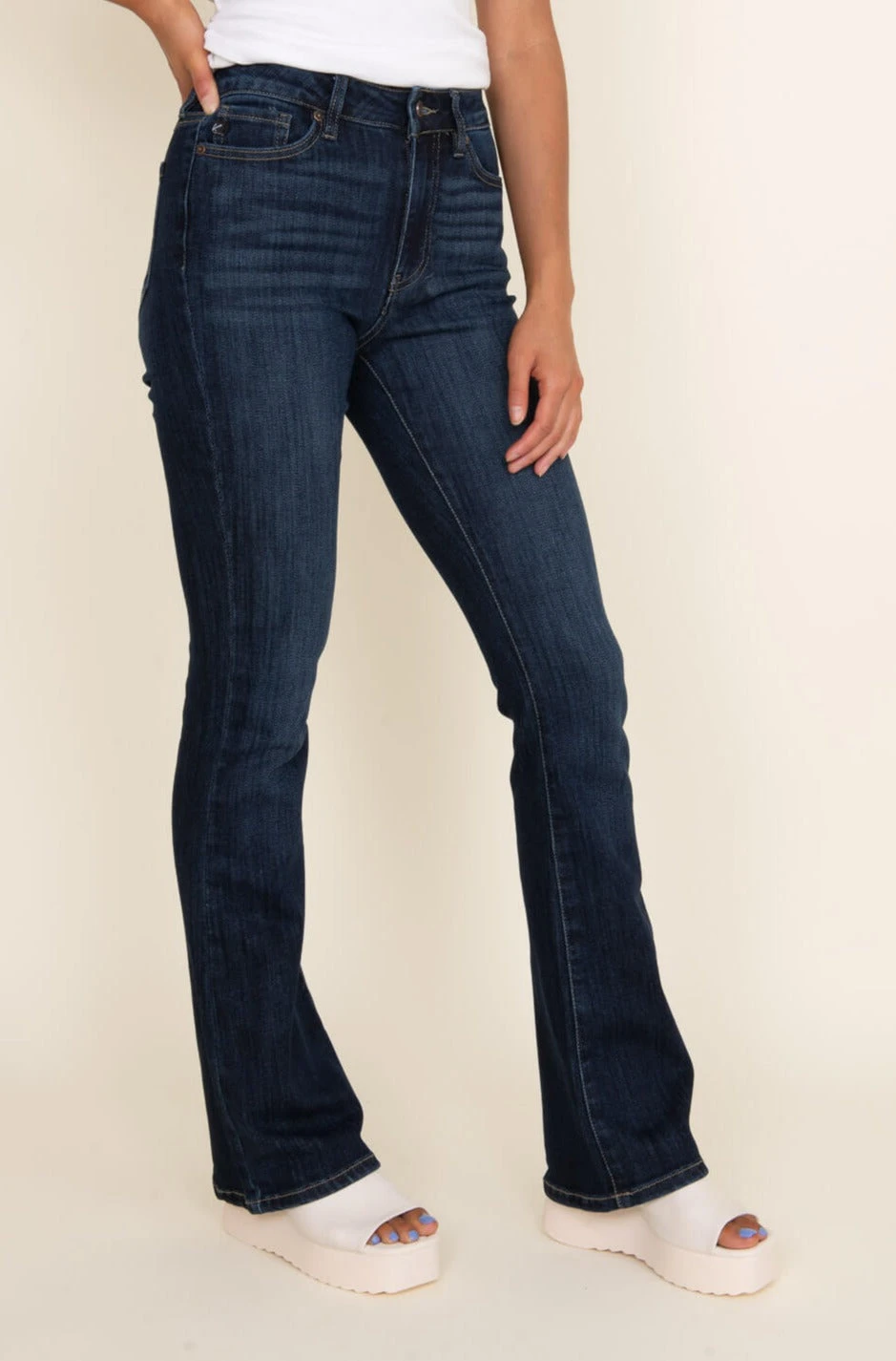 KanCan Slim Bootcut Jeans For Women | KC70005D 5 KanCan Slim Bootcut Jeans For Women | KC70005D - Image 3