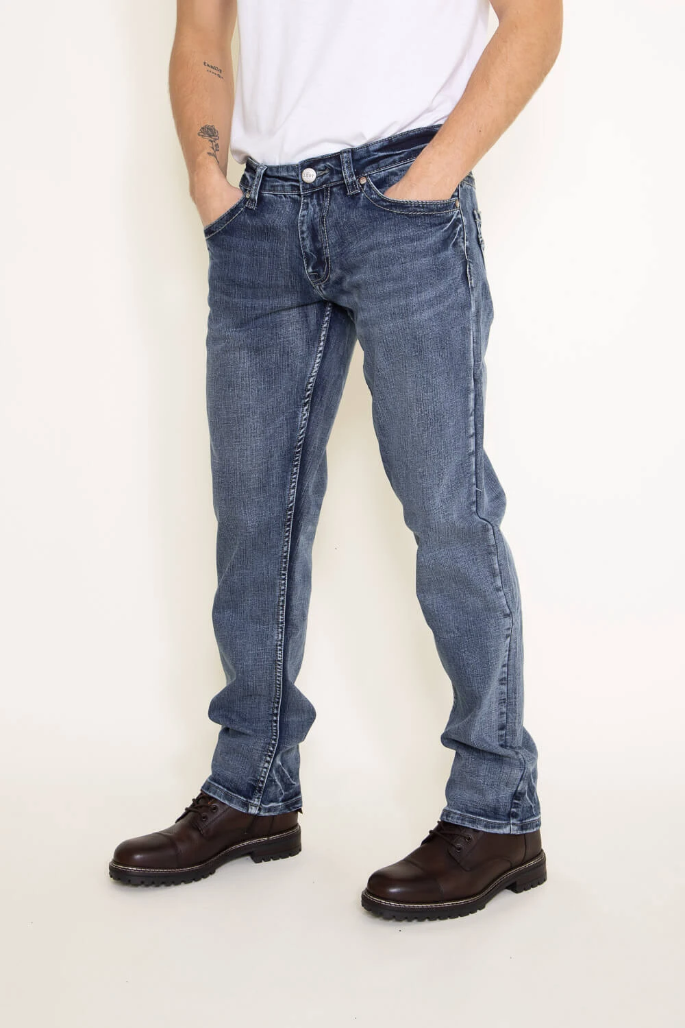 1897 Denim Ryan Straight Fit Jeans For Men | 2105-RYAN 6 1897 Denim Ryan Straight Fit Jeans For Men | 2105-RYAN - Image 4