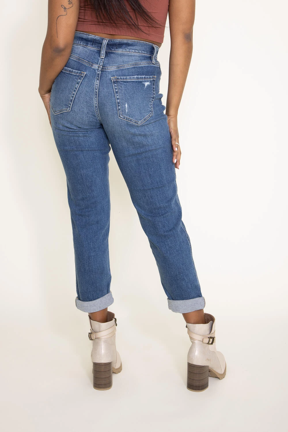 Eunina Rocky Super High Rise Boyfriend Jeans For Women | E0001880OL-GAMEC 6 Eunina Rocky Super High Rise Boyfriend Jeans For Women | E0001880OL-GAMEC - Image 4
