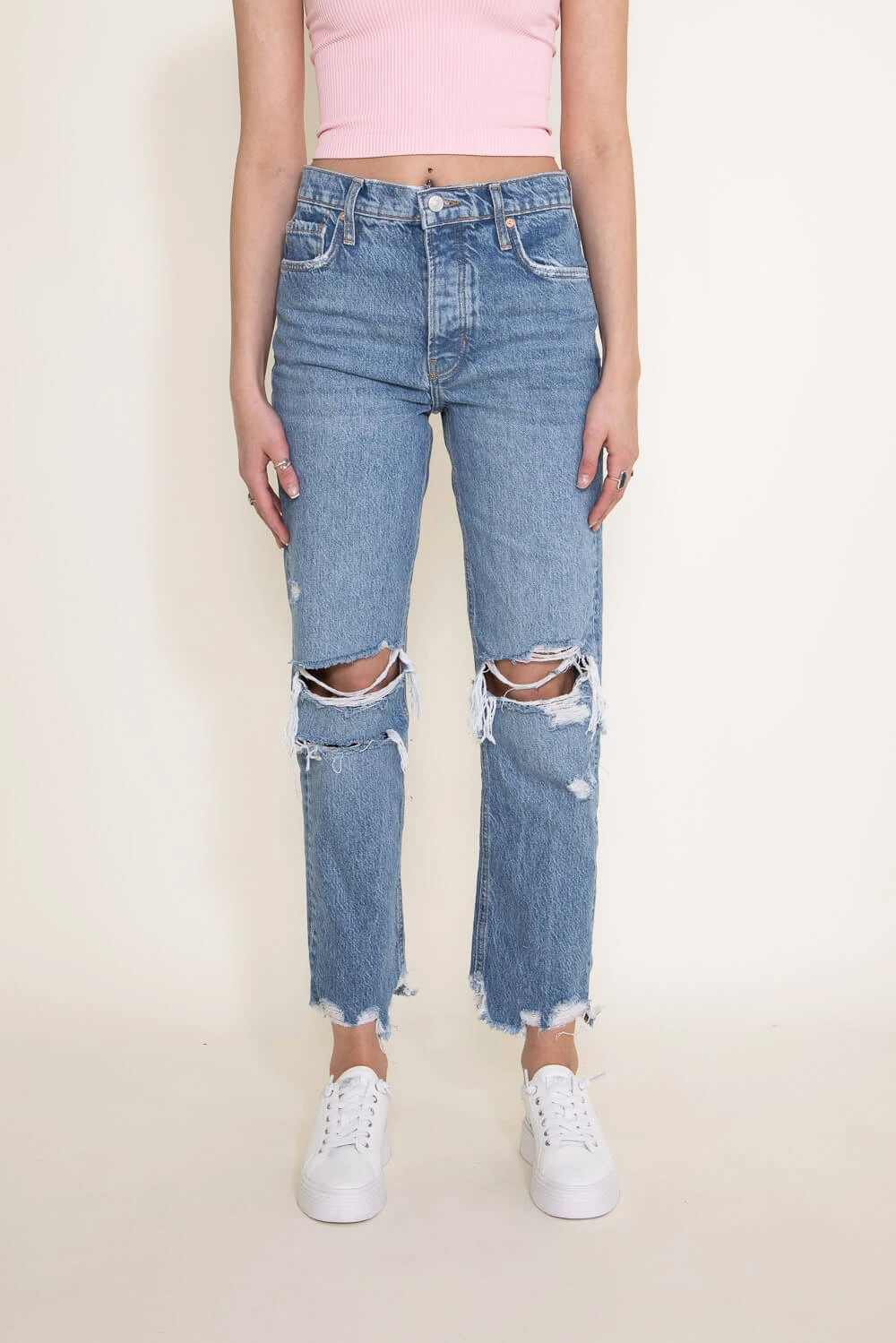 Free People Tapered Baggy Boyfriend Jeans For Women | OB1299887-4269 7 Free People Tapered Baggy Boyfriend Jeans For Women | OB1299887-4269 - Image 5