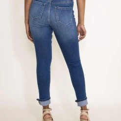 KanCan High Rise Rolled Cuff Ankle Skinny Jeans For Women | KC7117M 8 KanCan High Rise Rolled Cuff Ankle Skinny Jeans For Women | KC7117M -straight jeans shop 003 KanCan High Rise Rolled Cuff Ankle Skinny Jeans for Women KC7117M 1