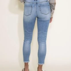 KanCan High Rise Shark Bite Ankle Skinny Jeans For Women | KC9258M 9 KanCan High Rise Shark Bite Ankle Skinny Jeans For Women | KC9258M -straight jeans shop 003 KanCan High Rise Shark Bite Ankle Skinny Jeans for Women KC9258M 1