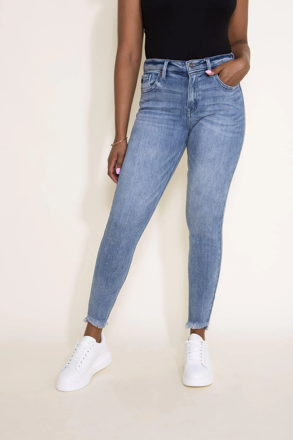 KanCan Silvanna Mid Rise Ankle Skinny Jeans For Women | KC9348M 6 KanCan Silvanna Mid Rise Ankle Skinny Jeans For Women | KC9348M - Image 4
