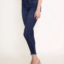 KanCan High Rise Ankle Skinny Jeans For Women | KC11256D 10 KanCan High Rise Ankle Skinny Jeans For Women | KC11256D -straight jeans shop 003 Kancan Dark Wash Ankle Skinny Jean for Women DK WASH ANKLE SKINNY KC11256D