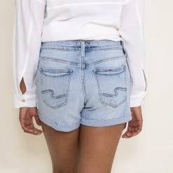 Silver Jeans Boyfriend Mid Rise Denim Shorts For Women | L53623SOC111 8 Silver Jeans Boyfriend Mid Rise Denim Shorts For Women | L53623SOC111 -straight jeans shop 003 Silver Jeans Boyfriend Mid Rise Denim Shorts for Women L53623SOC111
