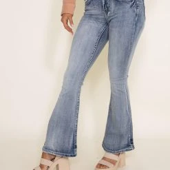 True Luck Kirk Flare Jeans For Women | TL20200402 10 True Luck Kirk Flare Jeans For Women | TL20200402 -straight jeans shop 003 True Luck Kirk Flare Jeans for Women TL20200402 1