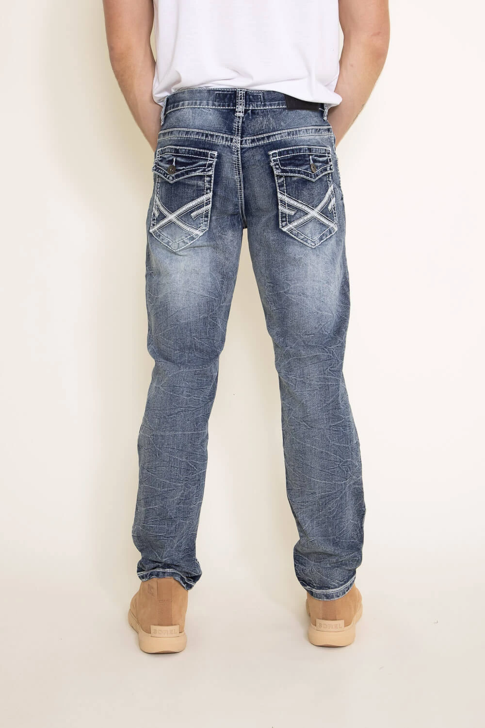 True Luck Vinny Straight Jeans For Men | TL20356611 4 True Luck Vinny Straight Jeans For Men | TL20356611 - Image 2