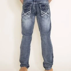 Alternative view of True Luck Vinny Straight Jeans For Men | TL20356611