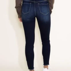 KanCan Danica High Rise Dark Wash Ankle Skinny Jeans For Women | KC7317D 11 KanCan Danica High Rise Dark Wash Ankle Skinny Jeans For Women | KC7317D -straight jeans shop 004 KanCan Danica High Rise Dark Wash Ankle Skinny Jeans for Women KC7317D