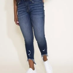 KanCan High Rise Fray Hem Ankle Skinny Jeans For Women | KC8395D 12 KanCan High Rise Fray Hem Ankle Skinny Jeans For Women | KC8395D -straight jeans shop 004 KanCan High Rise Fray Hem Ankle Skinny Jeans for Women KC8395D 1