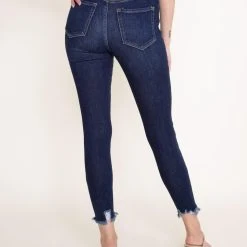KanCan High Rise Ankle Skinny Jeans For Women | KC11256D 11 KanCan High Rise Ankle Skinny Jeans For Women | KC11256D -straight jeans shop 004 Kancan Dark Wash Ankle Skinny Jean for Women DK WASH ANKLE SKINNY KC11256D 1