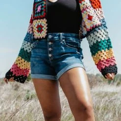 Silver Jeans Suki High Rise Denim Shorts For Women | L53945EAE384