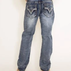 Alternative view of True Luck Mason Bootcut Stretch Jeans For Men | TL19350407