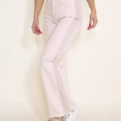KanCan High Rise Flare Jeans For Women In Pink | KC7444PK 12 KanCan High Rise Flare Jeans For Women In Pink | KC7444PK -straight jeans shop 005 KanCan High Rise Flare Jeans for Women in Pink KC7444PK 1