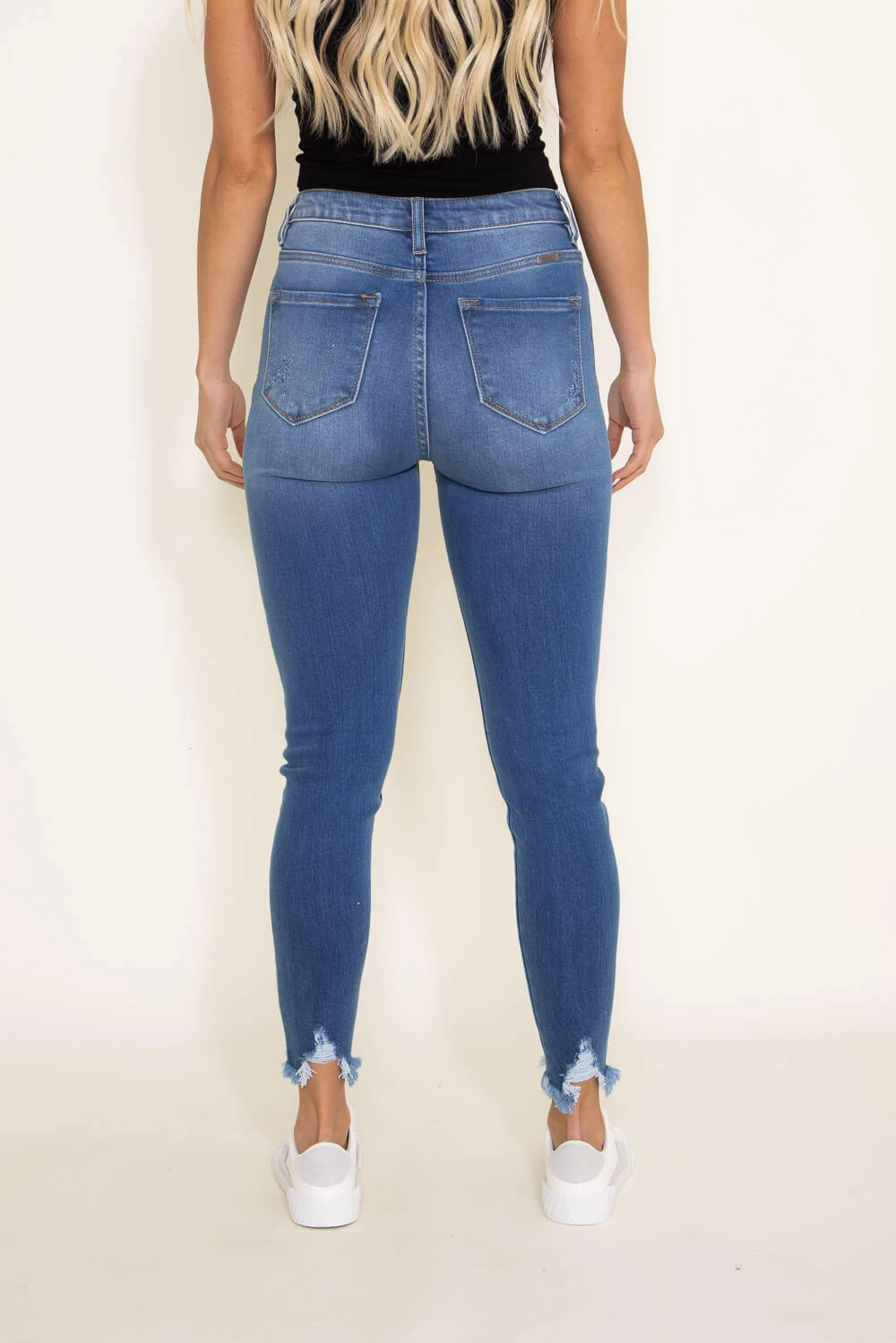 KanCan Shark Bite Ankle Jeans For Women | KC7329M 4 KanCan Shark Bite Ankle Jeans For Women | KC7329M - Image 2