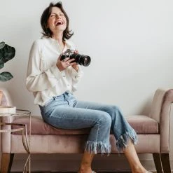 KanCan High Rise Cropped Fray Hem Bootcut Jeans For Women | KC9354M