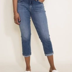 Silver Jeans Elyse Capri Jeans For Women | L43002EGX290