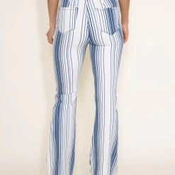 Cello High Rise Stripe Super Flare Jeans For Women In White | WV38225DK 13 Cello High Rise Stripe Super Flare Jeans For Women In White | WV38225DK -straight jeans shop 006 Cello High Rise Stripe Super Flare Jeans for Women in White WV38225DK