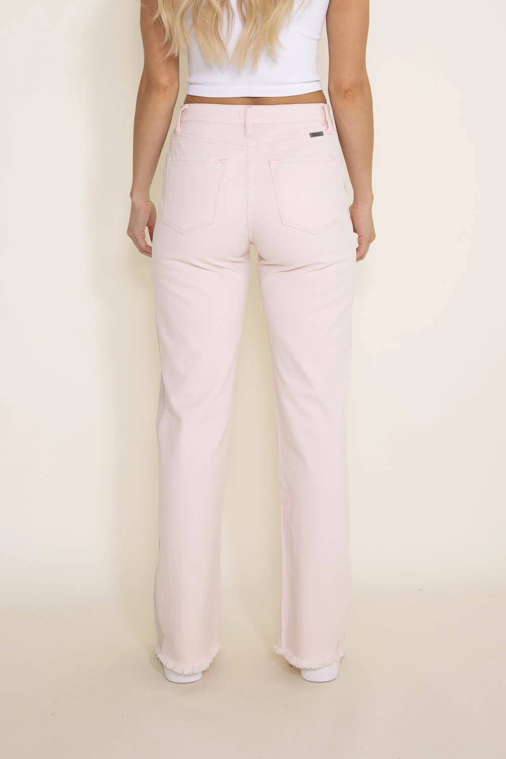 KanCan High Rise Flare Jeans For Women In Pink | KC7444PK 9 KanCan High Rise Flare Jeans For Women In Pink | KC7444PK - Image 7