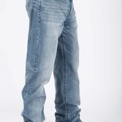 Alternative view of Tin Haul Mens Blue 100% Cotton Lined Deco Stitch Jeans
