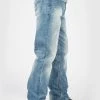 Tin Haul Mens Blue 100% Cotton Loop Back Pocket Jeans -straight jeans shop 1000404201419a 1