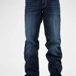 Tin Haul Mens Blue Cotton Blend 421 Fit Two Color Jeans -straight jeans shop 1000404211827c