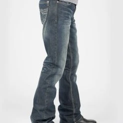 Tin Haul Mens Blue 100% Cotton Corded Deco Jeans