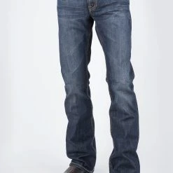 Tin Haul Mens Blue 100% Cotton Jagger Fit 1660 Pieced Jeans 7 Tin Haul Mens Blue 100% Cotton Jagger Fit 1660 Pieced Jeans -straight jeans shop 1000416601772c 1